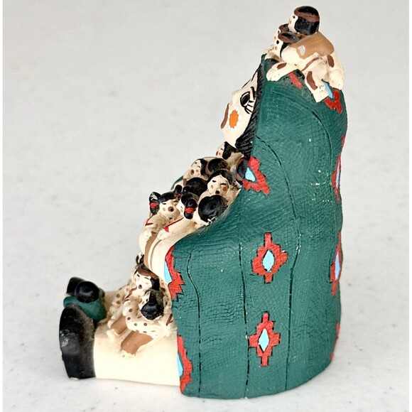 American Legacy Native American Pueblo Storyteller‎ Figurine Cochiti 3.5” - Picture 5 of 8